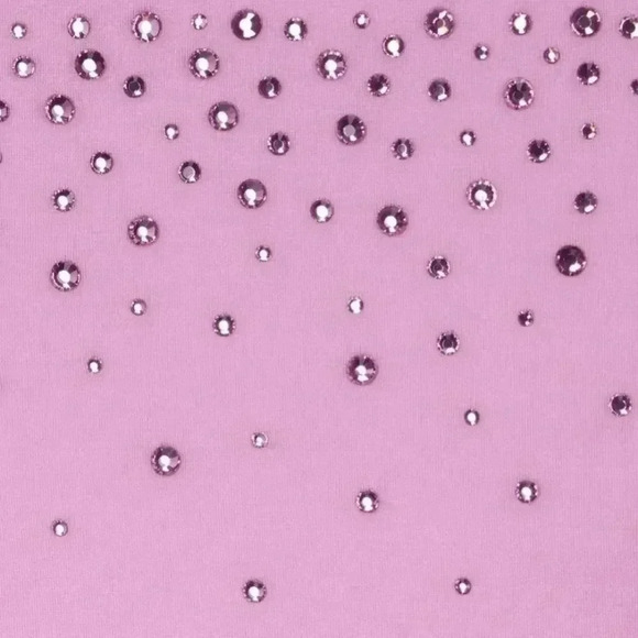 Skims Bra Bralette Jelly Sheer Rhinestone Heart Petal Pink L - Picture 5 of 7